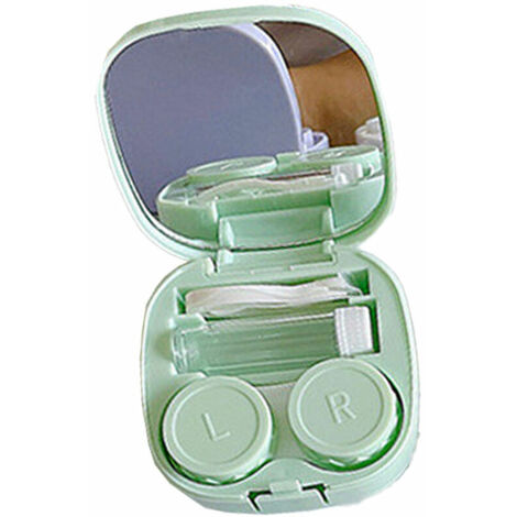 Kit De Voyage Pour Étui À Lentilles De Contact Portable, Pour Une Utilisation Quotidienne Au Bureau En Plein Air