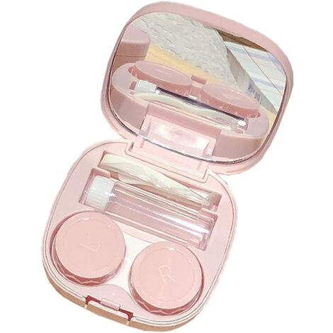 Kit De Voyage Pour Étui À Lentilles De Contact Portable, Pour Une Utilisation Quotidienne Au Bureau En Plein Air