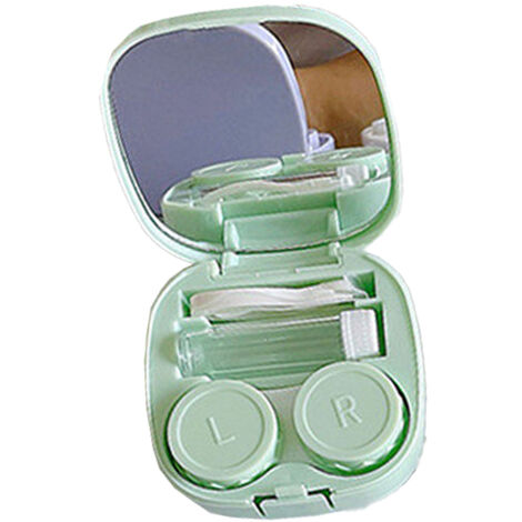 Kit De Voyage Pour Étui À Lentilles De Contact Portable, Pour Une Utilisation Quotidienne Au Bureau En Plein Air