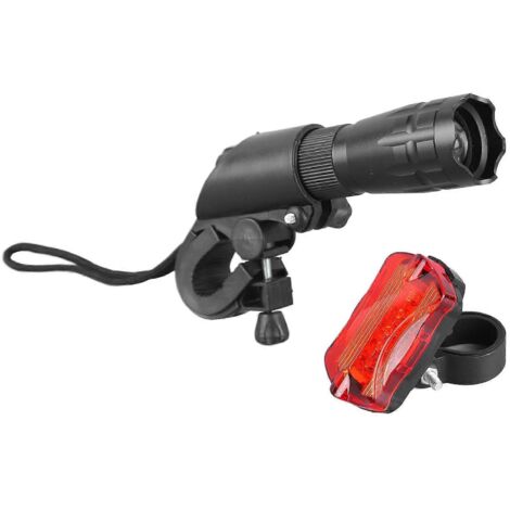 Kit d'éclairage avant et arrière pour vélo, étanche, haute luminosité, sécurité optimale pour rouler de nuit
