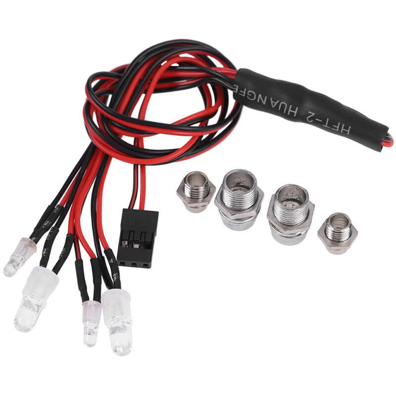 Kit d'éclairage LED avant arrière pour voiture RC, 4 LED, accessoires modélisme
