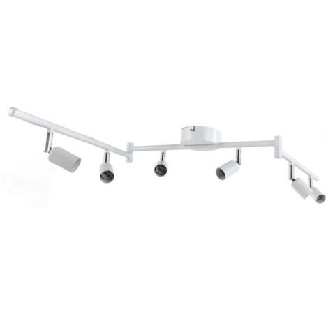 Kit d'éclairage sur rail, éclairage sur rail rotatif moderne 90° 85-265V GU10 Installation facile pour chambre à coucher pour cuisine(blanche),A