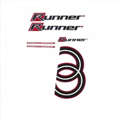kit deco 6 pièce autocollant stickers pour scooter gilera 50