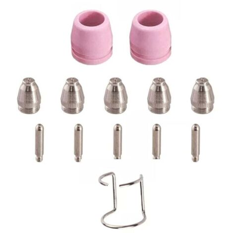 Kit Découpe Plasma Torche Buses Électrodes Coupelles Support Consommables Soudage