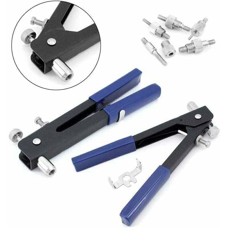 Alovez - Kit d'écrous à rivets filetés pour filetage M3 M4 M5 M6 M8, 106 pinces à rivets Kit d'écrous à rivets