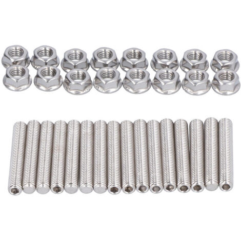 Kit d'écrous de goujon de collecteur d'échappement N811313S431 304 en acier inoxydable pour moteur FORD 4.6 et 5.4 LITRES V8