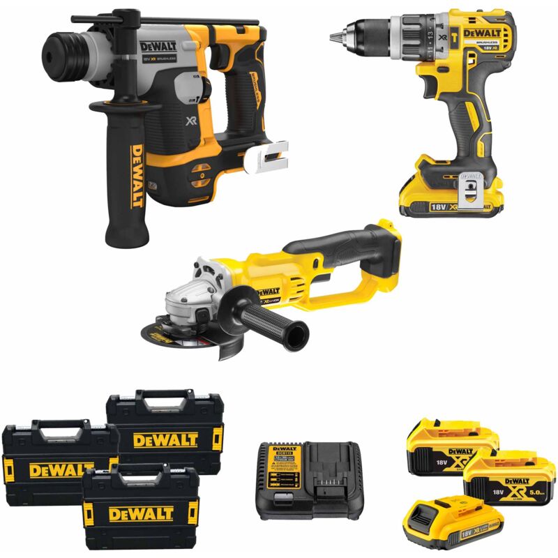 Kit d'outils électriques Dewalt DCK172HDGR3 18V 5Ah
