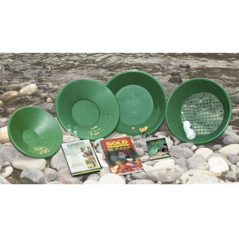 Kit Deluxe Garrett per la ricerca dell'oro verde 38 cm 35 cm 25 cm