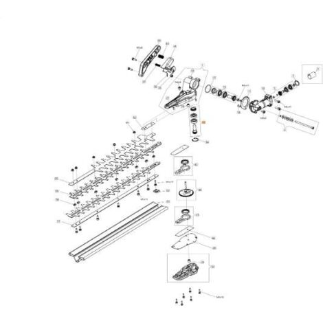 KIT D'ENGRENAGES LATÉRAUX EMAK TOOL ORIGINAL NK000018R