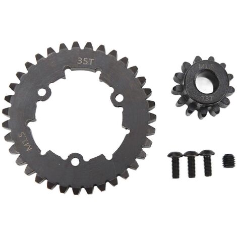 Kit d'engrenages pour voiture RC TRAXXAS X Maxx 6S 1/5, pignon moteur 35T en acier professionnel, engrenage droit 13T