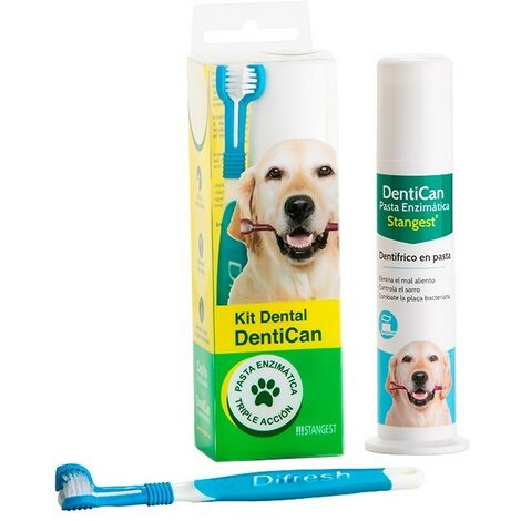 Kit Dental STANVET para perros, cepillo + pasta