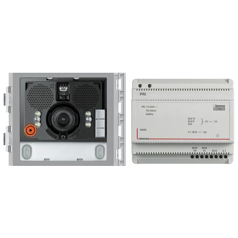 Kit vidéophonique Bticino copropriété audio et vidéo Sfera 360001