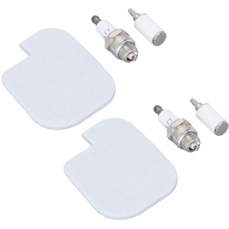 Kit d'entretien de Tronçonneuse 2 Ensemble épe Filtre à Air Portable Bougie D'allumage pour McCulloch CS360T CS400T CS420T Tronçonneuses Accessoires Outils de Jardin Durables