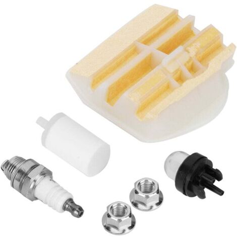 Kit d'entretien du filtre à air de tronçonneuse compatible avec Husqvarna 445, 450 et autres modèles
