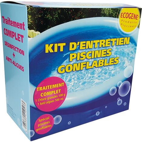 KIT D'ENTRETIEN PISCINES GONFLABLES AU CHLORE