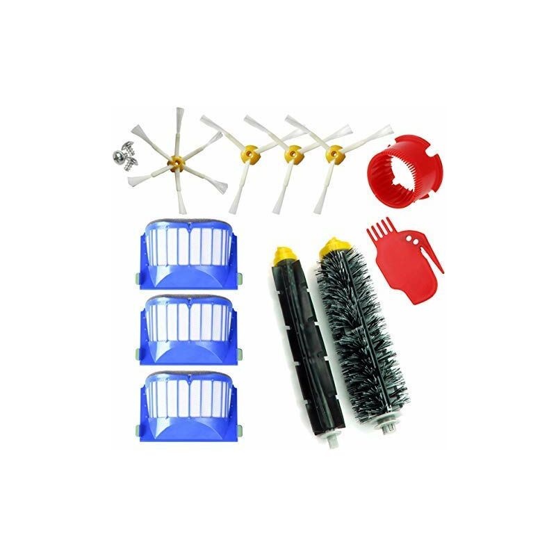 Kit d'entretien pour iRobot Roomba avec brosses et filtres - série 500 600 585 595 620 630 650 660 680 690