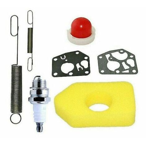 Kit d'entretien pour tondeuse à gazon 698369 Filtre à air adapté aux moteurs Briggs Stratton Classic et Sprint