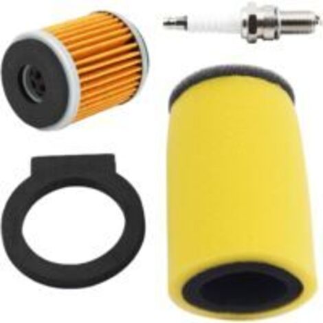 Kit d'entretien S-giant compatible avec Yamaha Big Bear 350 et Kodiak 400 4x4 : 1 filtre à air (1YW-14451-00-00), 1 filtre à huile, 1 bougie d'allumage
