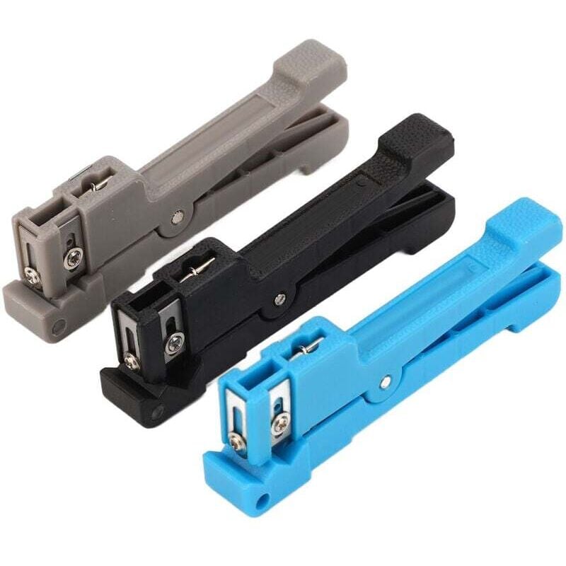 Image of Kit Dénudage Câble Coaxial Fibre Optique 3 Pièces Outils de Maintenance