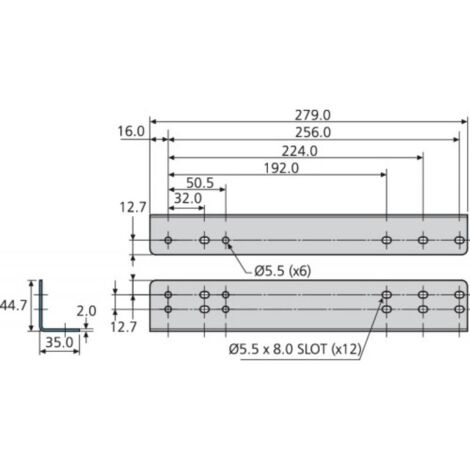 Kit d'équerres+visserie pour 5321&5321EC - ACCURIDE