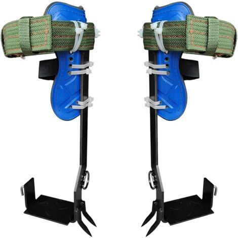 Kit d'escalade d'arbre – 2 pics en acier – Sangles en polyester résistantes – Pour maintien optimal en hauteur