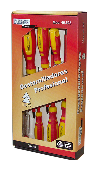 

Kit destornilladores profesional 7 piezas de 46.525 8430552106677 - Electro Dh