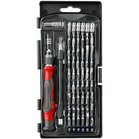 Kit destornilladores reparación 58 piezas