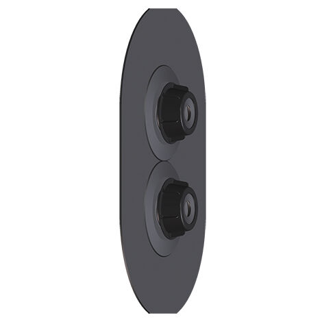 Kit d'étanchéité en PVC pour deux tubes DN75