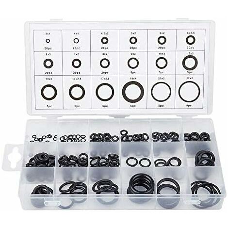 Kit d'Étanchéité Joints Assortiment Joint Toriques Universel Assortiment 225 pcs