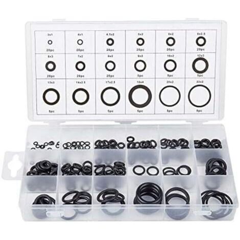 Kit d'Étanchéité Joints Assortiment Joint Toriques Universel Assortiment 225 pcs