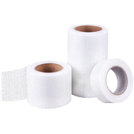 Kit d'étanchéité pour receveur de douche-Bande armature autocollante 8 mailles 5 cm × 25m