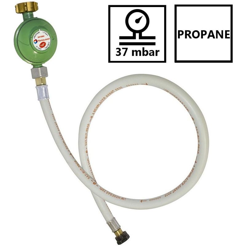 Kit Tuyau Flexible Butane//Propane 1,5M D/étendeur Butane PROWELTEK