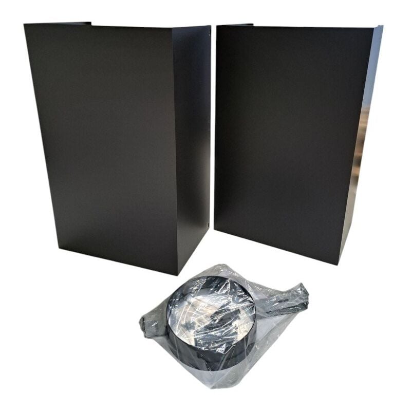 Roblin - kit d'évacuation de cheminée noire pour hotte ...