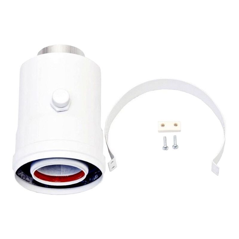 Kit d'évacuation des fumées Dèpart Ariston Vertical 60/100 avec raccord 3318008