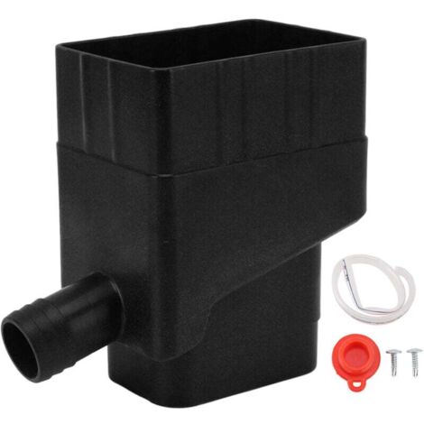Kit Déviateur de Bec de Descente Professionnel Résistant aux UV pour Collecte d'Eau de Pluie Extérieur Jardin