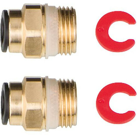 Kit d'extension conduite fioul double, diam. 8x1 mm, 4 pieces