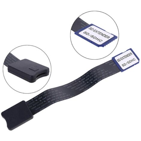 Kit d'extension pour carte mémoire Micro SD TF (câble plat FPC mâle vers femelle)