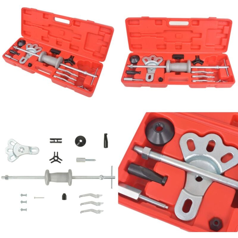 Vidaxl - Kit d'extracteur à marteau d'essieu universel - Outil Auto - Outil Mécanique - Extracteur D'essieu - Kit D'extraction - Outils De Garage