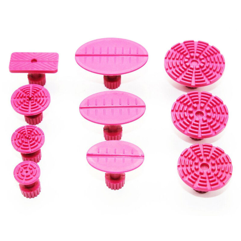 Kit D'Extracteur De Reparation De Bosses Sans Peinture - Outil De Barre En T De Marteau Coulissant Pour Extracteur De Bosses De Voiture Avec 10