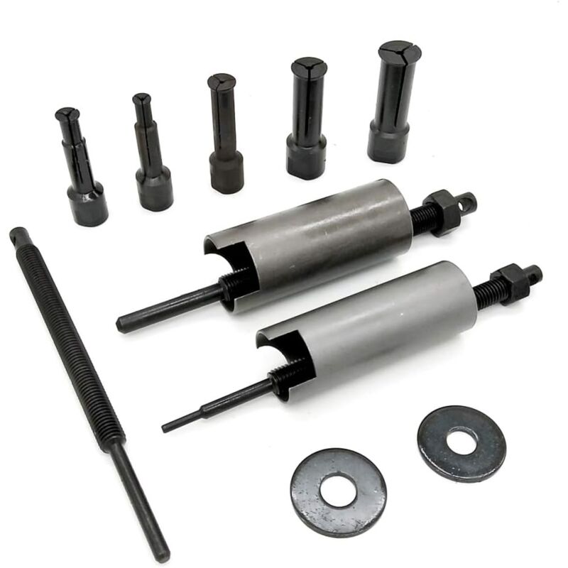 Largeight - Kit d'extracteur de roulement intérieur de moto universel 9-23mm, 8pièces ensemble d'extracteur de roulement outil d'embrayage Kit de
