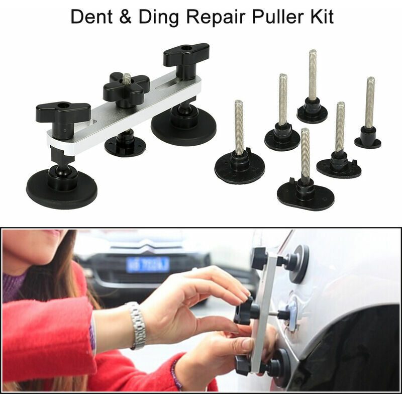 Qonovt - Kit d'extracteur d'outil de réparation de Dent et de pont de carrosserie de voiture