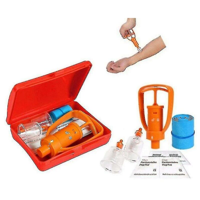 Kit d'extraction de venin de survivant en plein air Crea trousse de premiers secours sûre