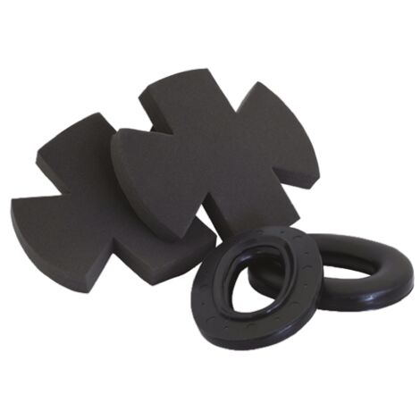 Kit D'hygiène Composé De Deux Oreillettes Et Deux Mousses Pour Casques Anti-bruit 3m™ Peltor™ Modèle X5.