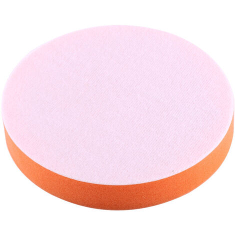 Kit di 10 spugne lucidanti da 6" (150 mm) con tampone di cera per lucidatrice per auto, colore arancione