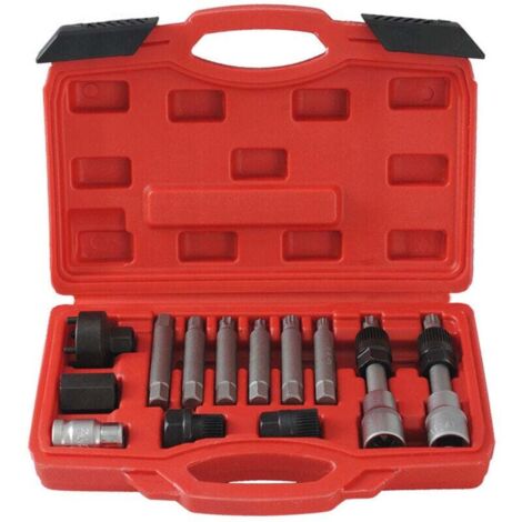 Kit di 13 pezzi per puleggia alternatore non bloccabile, dadi, porte da garage. STOL