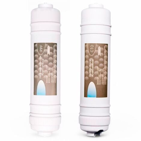 ROSMMEL Kit di 2 filtri in linea di ricambio Fonpur sorgente di filtraggio ad attacco rapido tipo I spigot