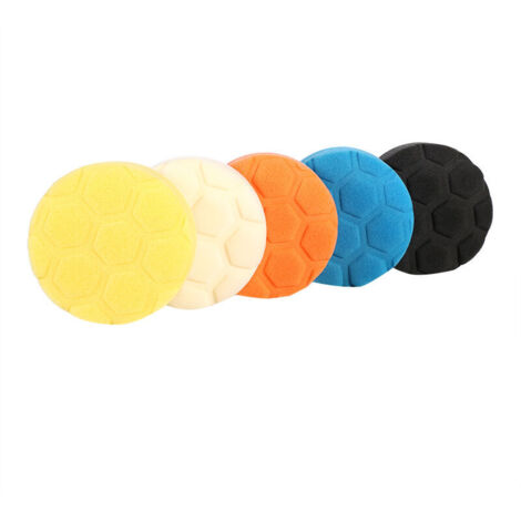 Kit di 5 spugne lucidanti manuali per lucidatrice auto da 3 pollici