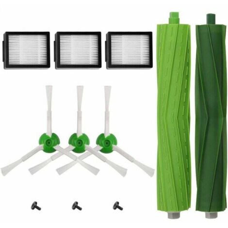 Kit di accessori di ricambio compatibile con iRobot Roomba serie i7, i7+, i7 plus e E5, E6, E7 - 11 pezzi