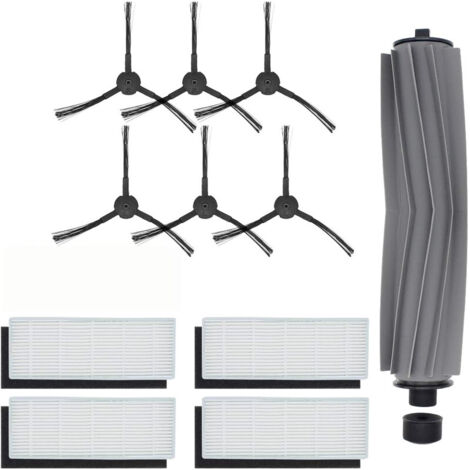 Kit di accessori per aspirapolvere robot ILIFE A8 A6 X620 X623, kit di ricambio che include 1 spazzola principale, 6 spazzole laterali, 4 filtri