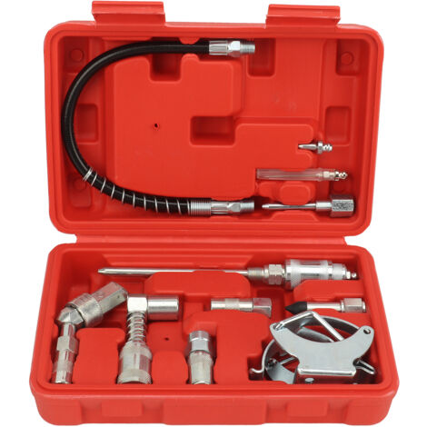 Kit di accessori per la lubrificazione di utensili per grasso, applicazioni a collegamento rapido, attacco per la maggior parte dei camion.
